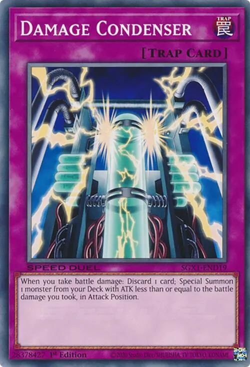 Concentrateur de Dommages — Speed Duel GX: Duel Academy Box — Yu-Gi-Oh!