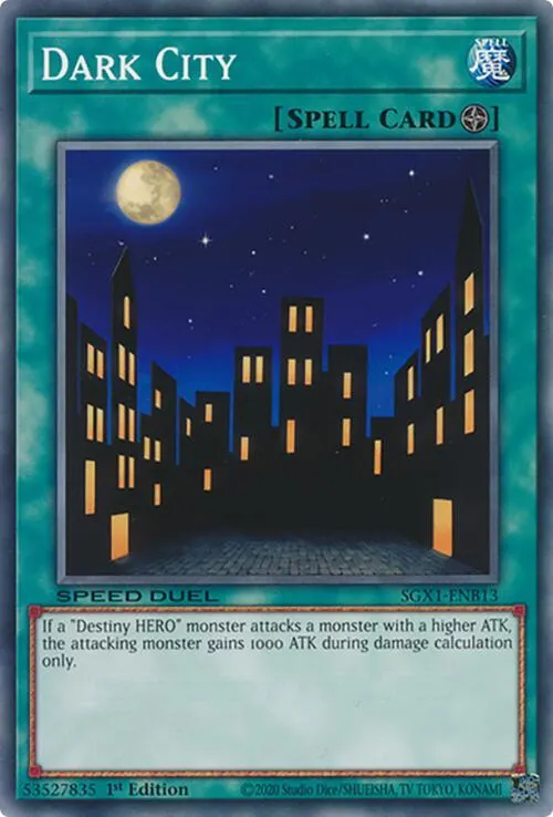 Ville Ténébreuse — Speed Duel GX: Duel Academy Box — Yu-Gi-Oh!