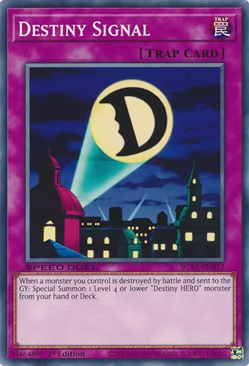 Signal de la Destinée — Speed Duel GX: Duel Academy Box — Yu-Gi-Oh!