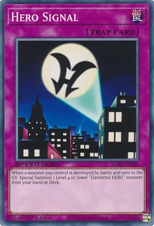 Signal du Héros — Speed Duel GX: Duel Academy Box — Yu-Gi-Oh!