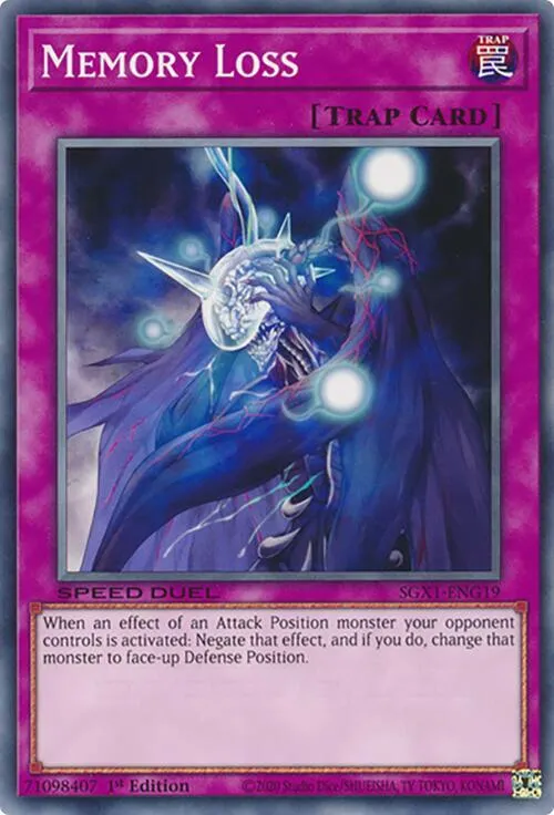 Memory Loss — Speed Duel GX: Duel Academy Box — Yu-Gi-Oh!