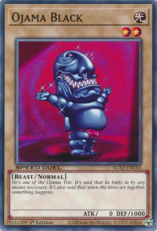 Ojama Noir — Speed Duel GX: Duel Academy Box — Yu-Gi-Oh!