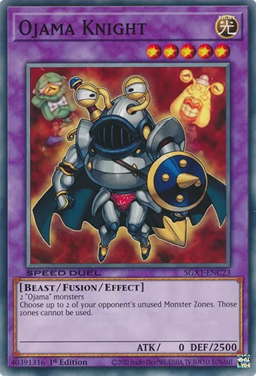 Chevalier Ojama — Speed Duel GX: Duel Academy Box — Yu-Gi-Oh!