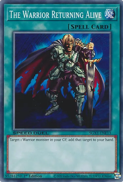 The Warrior Returning Alive — Speed Duel GX: Duel Academy Box — Yu-Gi-Oh!