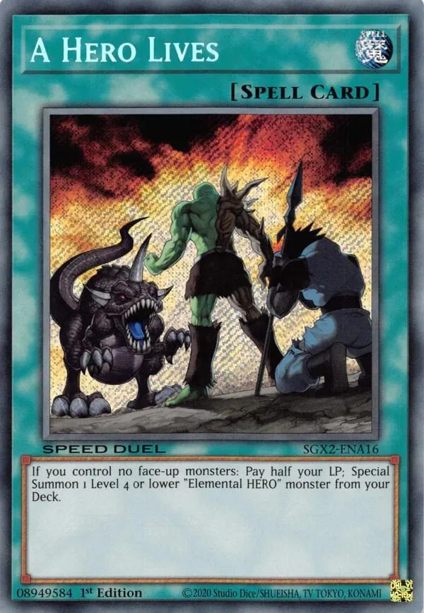 Héros Vivant — Speed Duel GX: Midterm Paradox — Yu-Gi-Oh!