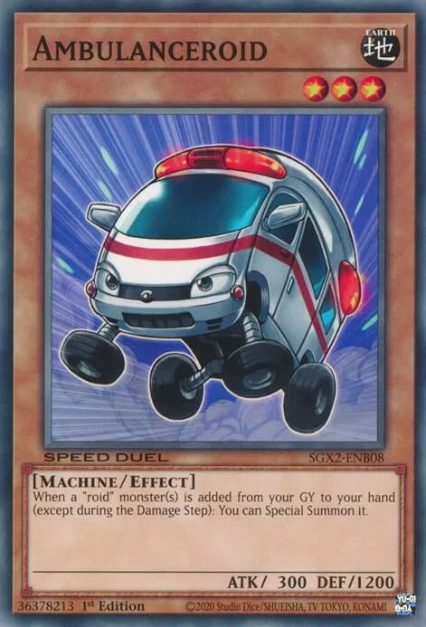 Ambulanceroid — Speed Duel GX: Midterm Paradox — Yu-Gi-Oh!