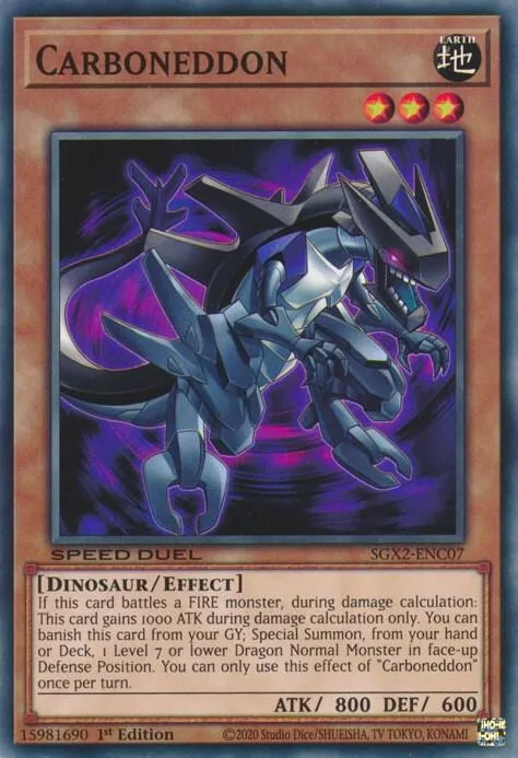 Carboneddon — Speed Duel GX: Midterm Paradox — Yu-Gi-Oh!