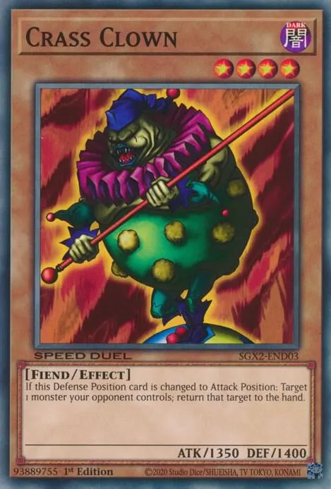 Crass Clown — Speed Duel GX: Midterm Paradox — Yu-Gi-Oh!