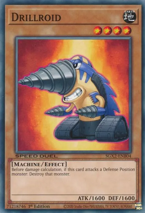 Drillroid — Speed Duel GX: Midterm Paradox — Yu-Gi-Oh!