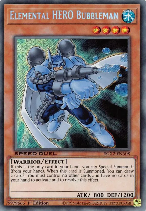 Bubbleman, HÉROS Élémentaire — Speed Duel GX: Midterm Paradox — Yu-Gi-Oh!