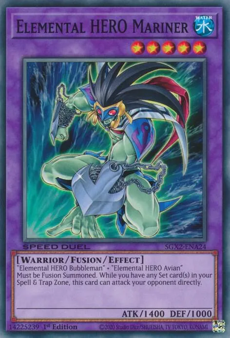 Marin, HÉROS Élémentaire — Speed Duel GX: Midterm Paradox — Yu-Gi-Oh!