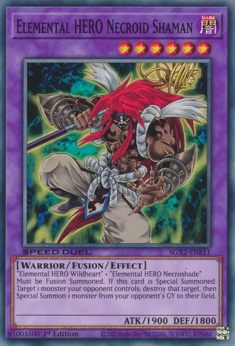 Elemental HERO Necroid Shaman — Speed Duel GX: Midterm Paradox — Yu-Gi-Oh!