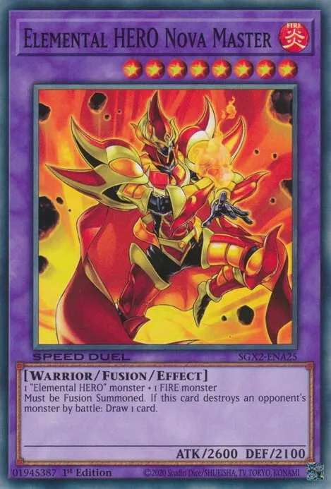 Maître Nova, HÉROS Élémentaire — Speed Duel GX: Midterm Paradox — Yu-Gi-Oh!
