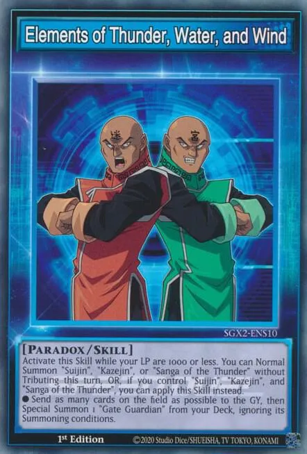 Elements of Thunder, Water, and Wind — Speed Duel GX: Midterm Paradox — Yu-Gi-Oh!