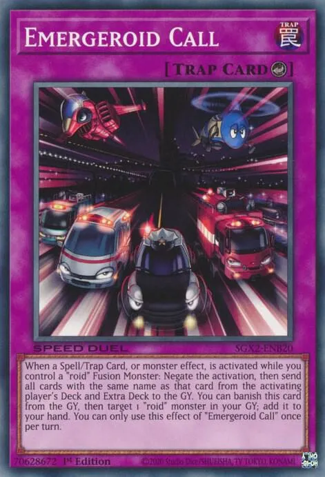 Emergeroid Call — Speed Duel GX: Midterm Paradox — Yu-Gi-Oh!