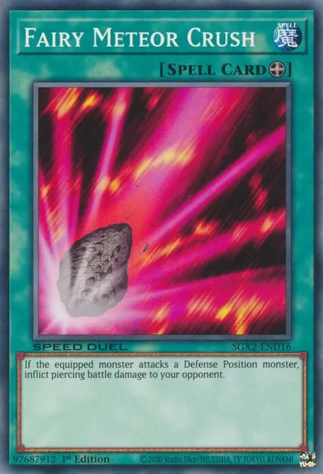 Impact de Météores Féeriques — Speed Duel GX: Midterm Paradox — Yu-Gi-Oh!