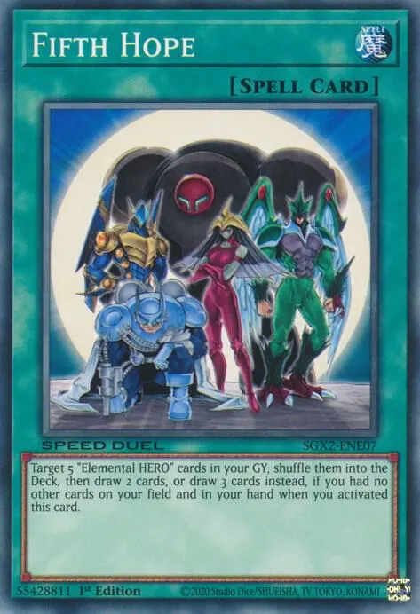 Espoir des Cinq — Speed Duel GX: Midterm Paradox — Yu-Gi-Oh!