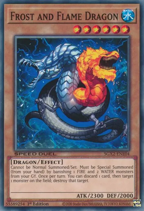 Dragon de Feu et de Glace — Speed Duel GX: Midterm Paradox — Yu-Gi-Oh!