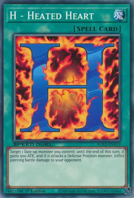 H - Heated Heart — Speed Duel GX: Midterm Paradox — Yu-Gi-Oh!