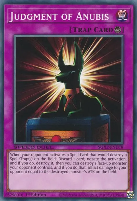 Jugement d'Anubis — Speed Duel GX: Midterm Paradox — Yu-Gi-Oh!