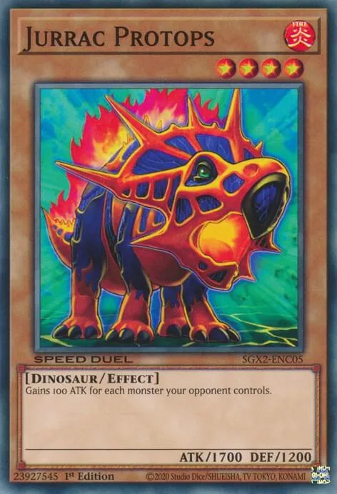 Protops Préhistorique — Speed Duel GX: Midterm Paradox — Yu-Gi-Oh!