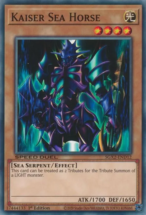 Kaiser Sea Horse — Speed Duel GX: Midterm Paradox — Yu-Gi-Oh!