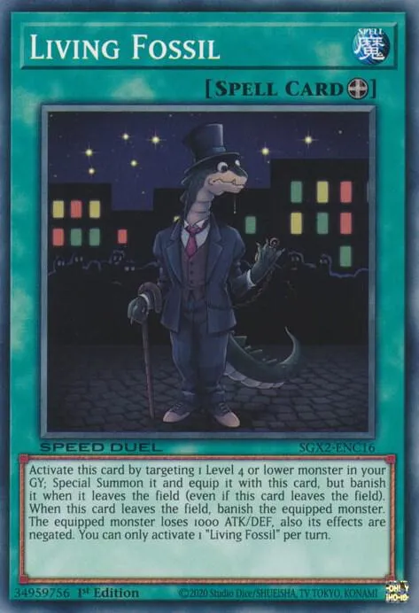 Living Fossil from Speed Duel GX: Midterm Paradox - Yu-Gi-Oh!