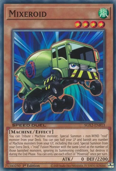 Mixeroid — Speed Duel GX: Midterm Paradox — Yu-Gi-Oh!