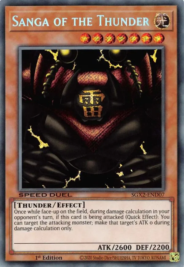 Sanga du Tonnerre — Speed Duel GX: Midterm Paradox — Yu-Gi-Oh!
