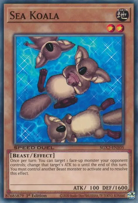 Sea Koala — Speed Duel GX: Midterm Paradox — Yu-Gi-Oh!
