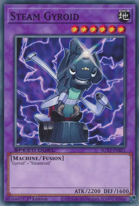 Steam Gyroid — Speed Duel GX: Midterm Paradox — Yu-Gi-Oh!
