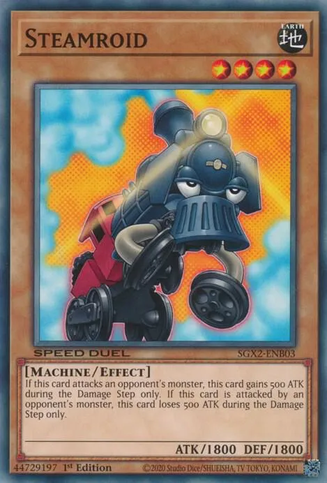 Steamroid — Speed Duel GX: Midterm Paradox — Yu-Gi-Oh!