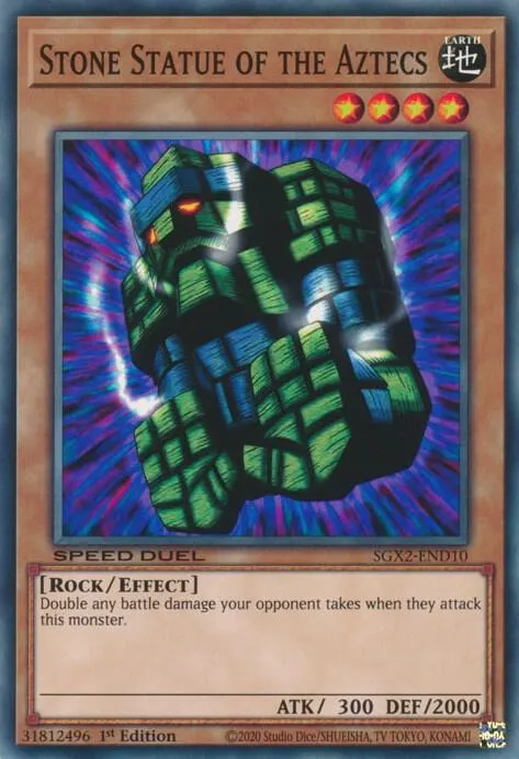 Statue de Pierre des Aztèques — Speed Duel GX: Midterm Paradox — Yu-Gi-Oh!