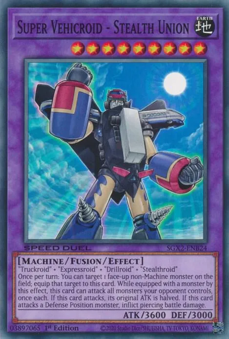 Super Vehicroid - Stealth Union — Speed Duel GX: Midterm Paradox — Yu-Gi-Oh!