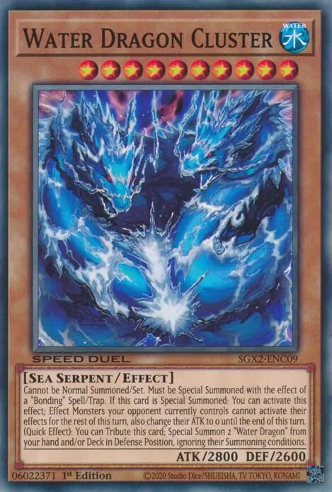Water Dragon Cluster — Speed Duel GX: Midterm Paradox — Yu-Gi-Oh!