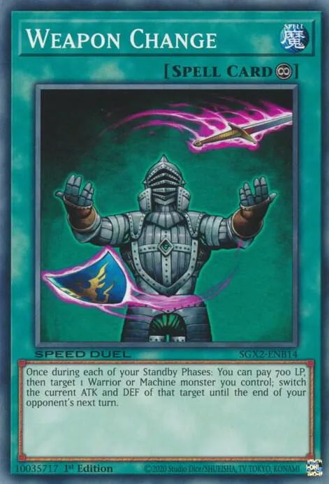Weapon Change — Speed Duel GX: Midterm Paradox — Yu-Gi-Oh!