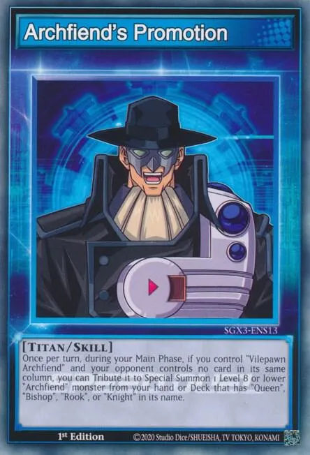 Archfiend's Promotion — Speed Duel GX: Duelists of Shadows — Yu-Gi-Oh!