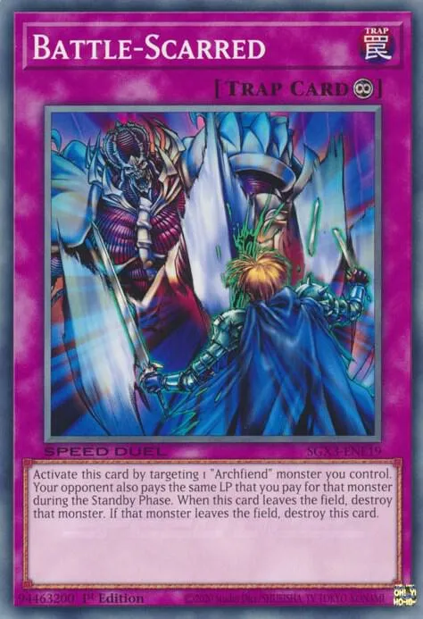 Battle-Scarred — Speed Duel GX: Duelists of Shadows — Yu-Gi-Oh!