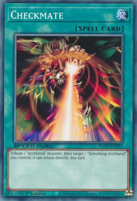 Checkmate — Speed Duel GX: Duelists of Shadows — Yu-Gi-Oh!