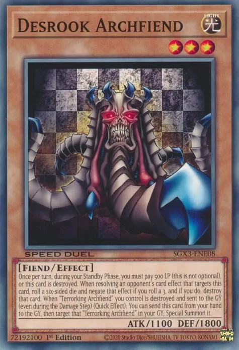 Desrook Archfiend — Speed Duel GX: Duelists of Shadows — Yu-Gi-Oh!