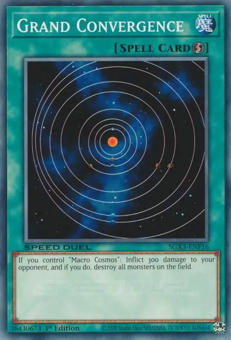 Grand Convergence — Speed Duel GX: Duelists of Shadows — Yu-Gi-Oh!