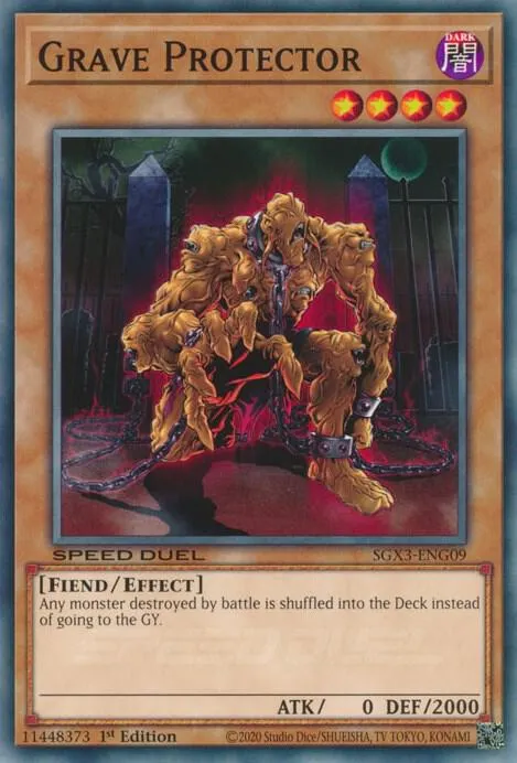 Grave Protector — Speed Duel GX: Duelists of Shadows — Yu-Gi-Oh!