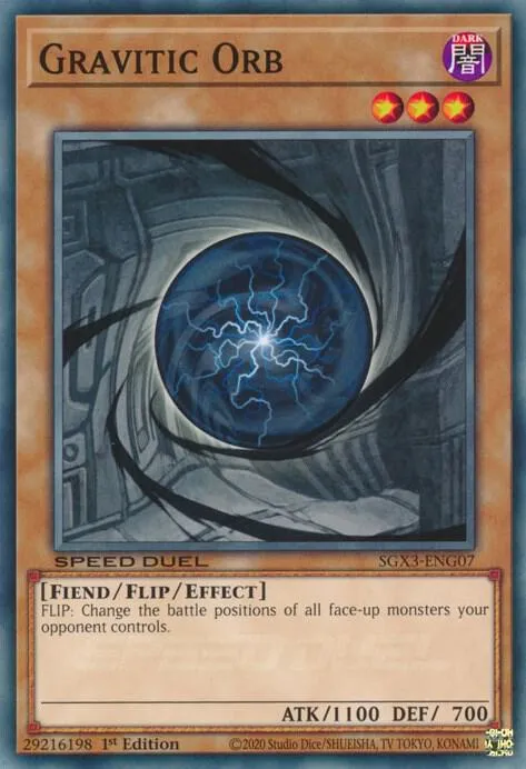 Gravitic Orb — Speed Duel GX: Duelists of Shadows — Yu-Gi-Oh!