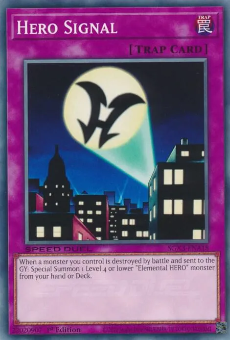 Hero Signal — Speed Duel GX: Duelists of Shadows — Yu-Gi-Oh!
