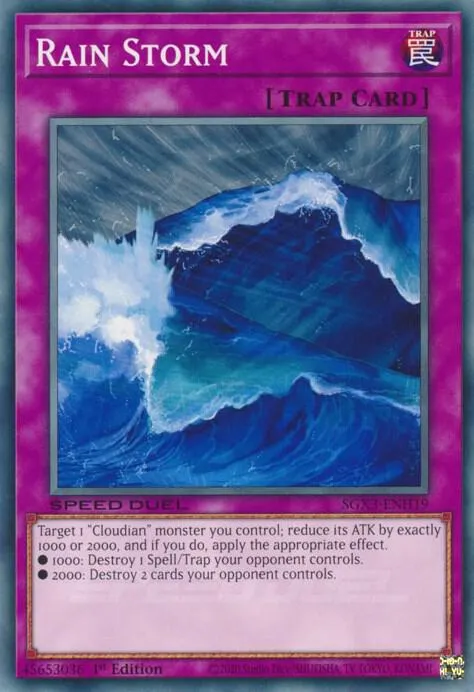Rain Storm — Speed Duel GX: Duelists of Shadows — Yu-Gi-Oh!