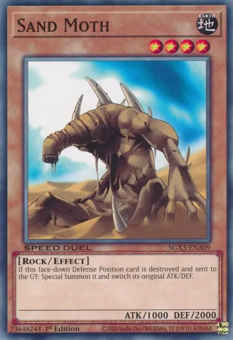 Sand Moth — Speed Duel GX: Duelists of Shadows — Yu-Gi-Oh!