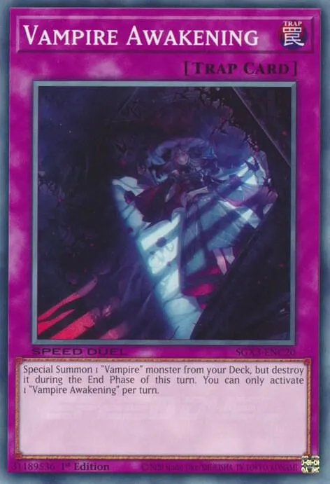 Réveil de Vampire — Speed Duel GX: Duelists of Shadows — Yu-Gi-Oh!