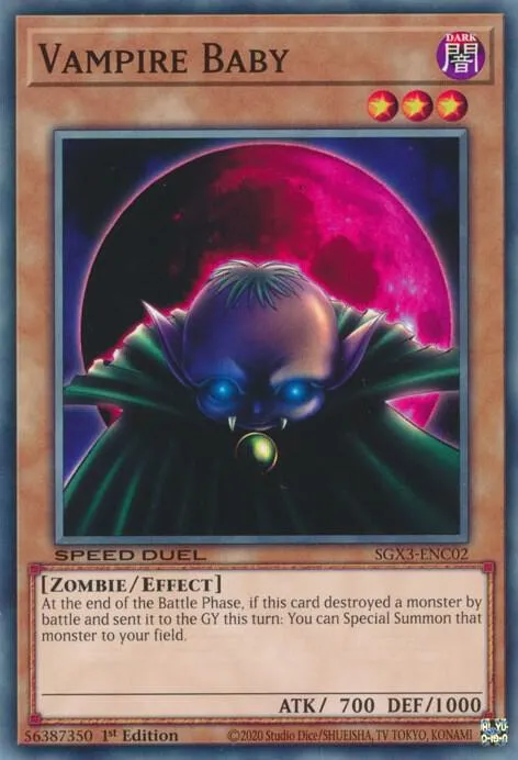 Vampire Baby — Speed Duel GX: Duelists of Shadows — Yu-Gi-Oh!