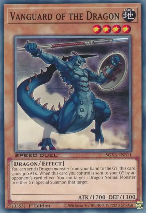 Vanguard of the Dragon — Speed Duel GX: Duelists of Shadows — Yu-Gi-Oh!