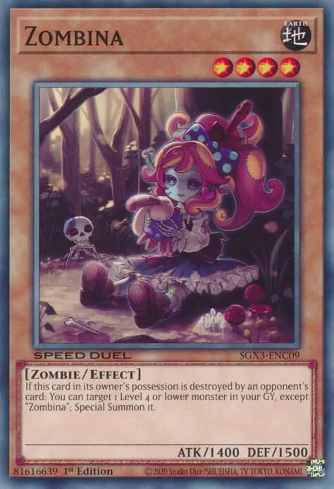 Zombina — Speed Duel GX: Duelists of Shadows — Yu-Gi-Oh!
